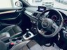 USED 2017 17 AUDI Q3 1.4 TFSI CoD S line Edition SUV 5dr Petrol Manual Euro 6 (s/s) (150 ps) Metallic Blue with Black S Line Interior | Bluetooth Media | Sat Nav | Full Service History | ULEZ OK