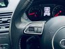 USED 2017 17 AUDI Q3 1.4 TFSI CoD S line Edition SUV 5dr Petrol Manual Euro 6 (s/s) (150 ps) Metallic Blue with Black S Line Interior | Bluetooth Media | Sat Nav | Full Service History | ULEZ OK