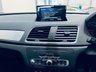 USED 2017 17 AUDI Q3 1.4 TFSI CoD S line Edition SUV 5dr Petrol Manual Euro 6 (s/s) (150 ps) Metallic Blue with Black S Line Interior | Bluetooth Media | Sat Nav | Full Service History | ULEZ OK