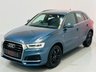 USED 2017 17 AUDI Q3 1.4 TFSI CoD S line Edition SUV 5dr Petrol Manual Euro 6 (s/s) (150 ps) Metallic Blue with Black S Line Interior | Bluetooth Media | Sat Nav | Full Service History | ULEZ OK