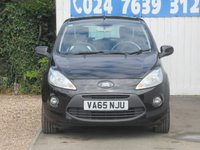 USED 2016 65 FORD KA 1.2 Zetec Black Edition Hatchback 3dr Petrol Manual Euro 6 (s/s) (69 ps) VERY TIDY WITH HISTORY