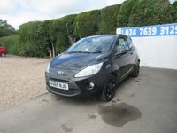 USED 2016 65 FORD KA 1.2 Zetec Black Edition Hatchback 3dr Petrol Manual Euro 6 (s/s) (69 ps) VERY TIDY WITH HISTORY