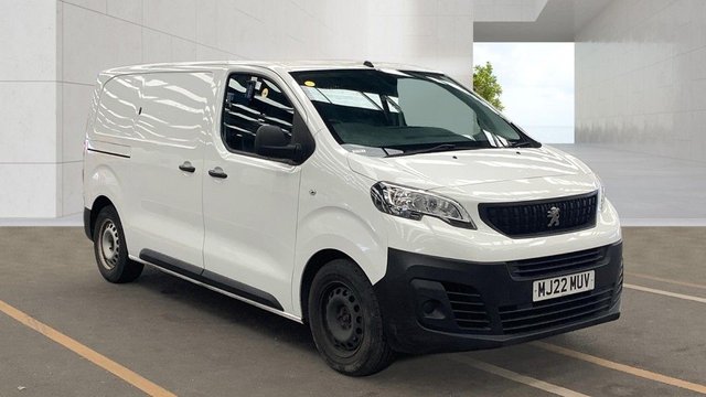 View our Peugeot Expert White 1.5 BlueHDi Professional Premium MWB van, 55,000 miles, Euro 6, 7in Touchscreen, CarPlay/Android Auto, A/C, Rear sensors. Plus VAT @ 20%!