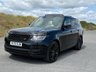 USED 2020 70 LAND ROVER RANGE ROVER 3.0 D300 MHEV Westminster Black Auto 4WD Euro 6 (s/s) 5dr PAN ROOF+MERIDIAN+PRIVACY+22s