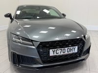 USED 2020 70 AUDI TT 2.0 TFSI 40 Black Edition Coupe 3dr Petrol S Tronic Euro 6 (s/s) (197 ps) DIGITAL DASHBOARD + APPLE CARPLAY + DAYTONA GREY EXTERIOR COLOUR