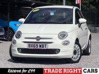 USED 2019 69 FIAT 500 1.2 Lounge 3dr - LOW MILEAGE DAB | CRUISE | USB | A/C