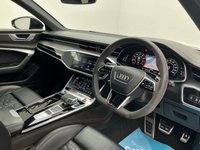 USED 2020 66 AUDI RS6 AVANT 4.0 TFSI V8 Carbon Black Estate 5dr Petrol Tiptronic quattro Euro 6 (s/s) (600 ps) Finished In Mythos Black, This RS6 Avant Comes With The Panoramic Glass Sunroof, Comfort And Sound Package, 22" Alloy Wheels With RS Brake Callipers In Green, RS Puddle Lamps, Bang And Olufsen Premium 3D Sound System, Memory Seats, Heated Front Seats, Reverse And 360 Degree Camera With Top View, RS Embossed Stitching Front And Rear, Privacy Glass, Powered Tailgate, Service History, 12 Months MOT, 3 Months Warranty. Finance And Extended Warranty Available.