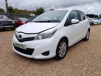 USED 2012 62 TOYOTA YARIS 1.33 Dual VVT-i TR Euro 5 5dr FSH+ULEZ FREE+PARKING-CAMERA