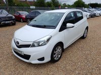 USED 2012 62 TOYOTA YARIS 1.33 Dual VVT-i TR Euro 5 5dr FSH+ULEZ FREE+PARKING-CAMERA