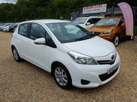 USED 2012 62 TOYOTA YARIS 1.33 Dual VVT-i TR Euro 5 5dr FSH+ULEZ FREE+PARKING-CAMERA