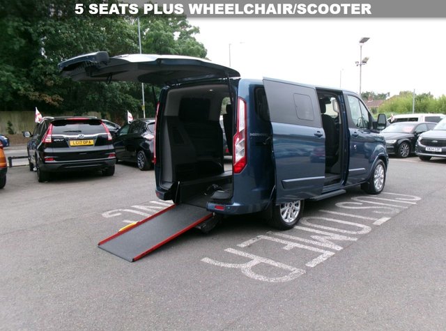 View our Ford Tourneo Custom 2.0 310 EcoBlue Titanium L1 Euro 6 5dr Diesel Manual 5 Seat Wav