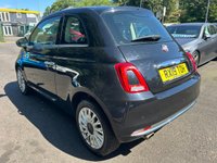 USED 2019 19 FIAT 500 1.2 Lounge Hatchback 3dr Petrol Dualogic Euro 6 (s/s) (69 bhp) GLASS SUNROOF + DAB + NAV + AUTOMATIC + ULEZ