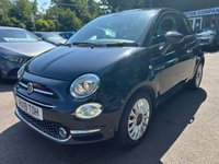 USED 2019 19 FIAT 500 1.2 Lounge Hatchback 3dr Petrol Dualogic Euro 6 (s/s) (69 bhp) GLASS SUNROOF + DAB + NAV + AUTOMATIC + ULEZ