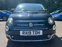 USED 2019 19 FIAT 500 1.2 Lounge Hatchback 3dr Petrol Dualogic Euro 6 (s/s) (69 bhp) GLASS SUNROOF + DAB + NAV + AUTOMATIC + ULEZ