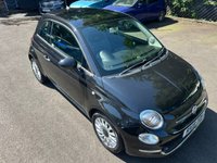 USED 2019 19 FIAT 500 1.2 Lounge Hatchback 3dr Petrol Dualogic Euro 6 (s/s) (69 bhp) GLASS SUNROOF + DAB + NAV + AUTOMATIC + ULEZ