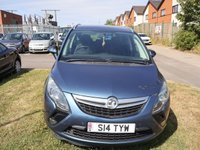 USED 2014 S VAUXHALL ZAFIRA TOURER 2.0 CDTi SRi MPV 5dr Diesel Manual Euro 5 (165 ps) Budget clearance -  no inspection performed - no warranty provided - not eligible for financing - no part exchange accepted - classified as Trade/DIY clearance sale.
