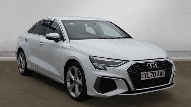 View our Audi A3 1.0 TFSI 30 S line Saloon 4dr Petrol Manual Euro 6 (s/s) (110 ps)