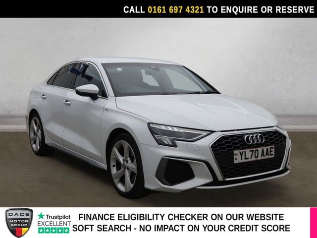 View our Audi A3 1.0 TFSI 30 S line Saloon 4dr Petrol Manual Euro 6 (s/s) (110 ps)