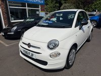 USED 2016 16 FIAT 500 1.2 Pop Hatchback 3dr Petrol Manual Euro 6 (s/s) (69 bhp) ** LOW TAX** **LOW INSURANCE**