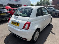 USED 2016 16 FIAT 500 1.2 Pop Hatchback 3dr Petrol Manual Euro 6 (s/s) (69 bhp) ** LOW TAX** **LOW INSURANCE**