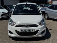 USED 2013 63 HYUNDAI I10 1.2 Classic Hatchback 5dr Petrol Manual Euro 5 (85 bhp) LOW TAX &pound;20 + IDEAL FIRST CAR + FSH + 1 FORMER