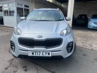 USED 2017 17 KIA SPORTAGE 1.6 GDi 2 SUV 5dr Petrol Manual Euro 6 (s/s) (130 bhp) 