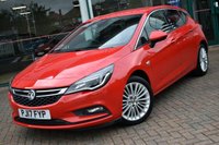 USED 2017 17 VAUXHALL ASTRA 1.4i TURBO ELITE 5 DOOR AUTO 148 BHP (EURO 6) CarPlay / Heated Seats + St Wheel
