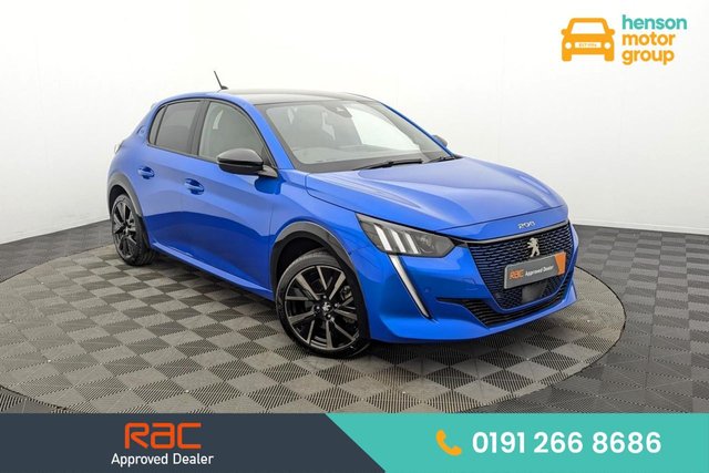 2023 73 PEUGEOT E-208 50kWh GT Hatchback 5dr Electric Auto (7.4kW Charger) (136 ps) Car Play, Rear Camera, Sat Nav