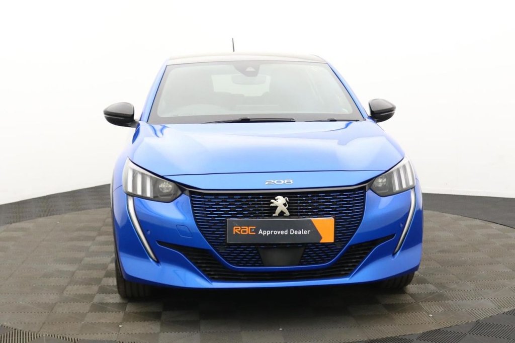USED 2023 73 PEUGEOT E-208 50kWh GT Hatchback 5dr Electric Auto (7.4kW Charger) (136 ps) Car Play, Rear Camera, Sat Nav
