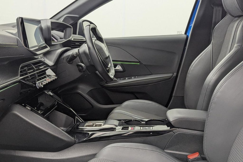 USED 2023 73 PEUGEOT E-208 50kWh GT Hatchback 5dr Electric Auto (7.4kW Charger) (136 ps) Car Play, Rear Camera, Sat Nav