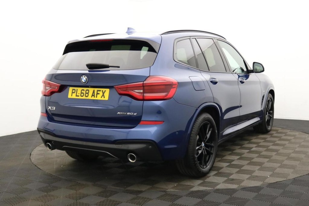USED 2019 68 BMW X3 2.0 20d M Sport SUV 5dr Diesel Auto xDrive Euro 6 (s/s) (190 ps) 4WD, Sat Nav, Leather