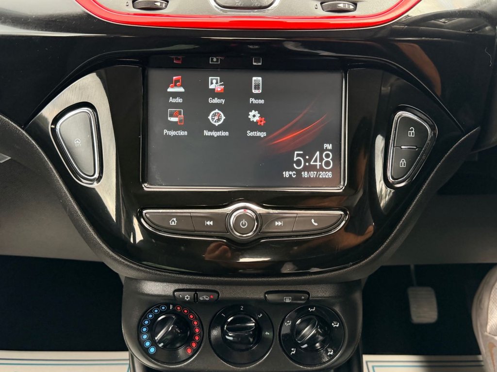 USED 2018 Y VAUXHALL CORSA 1.4i ecoTEC SRi Nav Hatchback 3dr Petrol Manual Euro 6 (75 ps) SatNav|6 Services|Apple CarPlay/Android Auto|