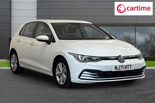 View our Volkswagen Golf 1.5 TSI Life Hatchback 5dr Petrol Manual Euro 6 (s/s) (130 ps) Front / Rear Parking Sensors, App Connect, Discover Navigation, 16In Alloys, Electrically Adjustable Door Mirrors