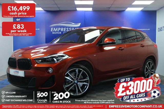 View our BMW X2 range