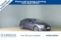 USED 2014 14 HONDA CIVIC 1.8 i-VTEC SE Plus Hatchback 5dr Petrol Manual Euro 5 (s/s) (142 ps) 2 FORMER KEEPER+DEALER HISTORY