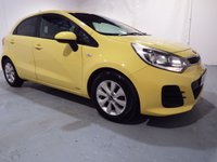 USED 2016 66 KIA RIO 1.25 SR7 Hatchback 5dr Petrol Manual Euro 6 (84 bhp) 2 OWNERS-7 SERVICES-A/C-DAB-REAR PARKING SENSORS-PRIVACY GLASS