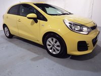 USED 2016 66 KIA RIO 1.25 SR7 Hatchback 5dr Petrol Manual Euro 6 (84 bhp) 2 OWNERS-7 SERVICES-A/C-DAB-REAR PARKING SENSORS-PRIVACY GLASS