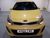 USED 2016 66 KIA RIO 1.25 SR7 Hatchback 5dr Petrol Manual Euro 6 (84 bhp) 2 OWNERS-7 SERVICES-A/C-DAB-REAR PARKING SENSORS-PRIVACY GLASS