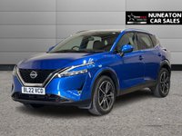 USED 2022 22 NISSAN QASHQAI 1.3 DIG-T MHEV Tekna SUV 5dr Petrol Hybrid XTRON Euro 6 (s/s) (158 ps) APPLE CAR PLAY AND ANDROID AUTO
