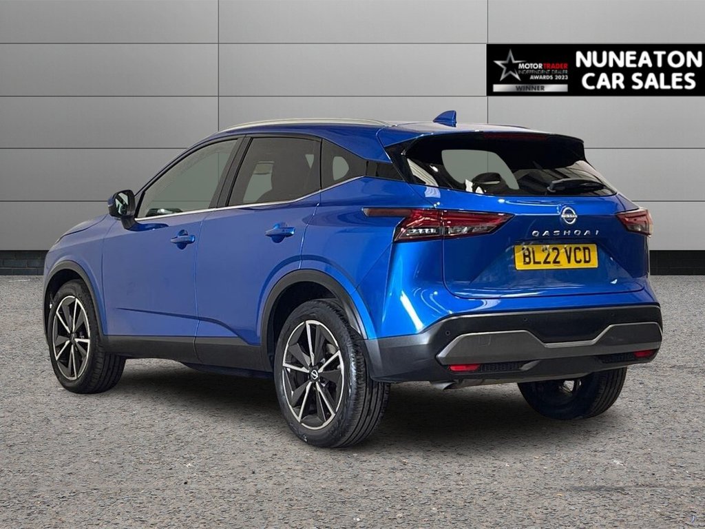 USED 2022 22 NISSAN QASHQAI 1.3 DIG-T MHEV Tekna SUV 5dr Petrol Hybrid XTRON Euro 6 (s/s) (158 ps) APPLE CAR PLAY AND ANDROID AUTO