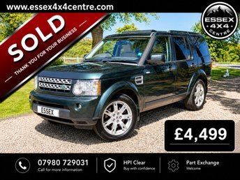 2009 LAND ROVER DISCOVERY 4 3.0 TDV6 XS AUTOMATIC 4X4 7 SEATER SOLD