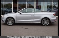 USED 2015 15 AUDI A3 CABRIOLET 1.6 TDI Sport Convertible 2dr Diesel Manual Euro 6 (s/s) (110 ps) *ULEZ COMPLIANT* &pound;20 ROAD TAX* MANY EXTRAS*