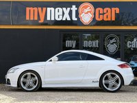 USED 2012 12 AUDI TT 2.0 TDI S line Coupe 3dr Diesel Manual quattro Euro 5 (170 ps) Xenon Plus Headlights with LED Daytime Running Lights, Audi Exclusive Leather Steering Wheel Rim, Audi Exclusive Fine Nappa Leather Extended, Audi Exclusive Line, BOSE Sound System, Cruise Control, Heated Front Seats, Mobile Telephone Prep. - Bluetooth Interface, Privacy Glass, Acoustic Parking System (Rear Only), Alloy Wheels-9Jx19in 5 Segment-Spoke Design, Xenon Plus Headlights. White 4 seats. Side Airbags; Electronic Stability Program (ESP); Immobiliser; CD Player; Alarm; Safety Belt Pretensi