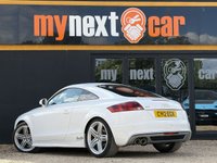 USED 2012 12 AUDI TT 2.0 TDI S line Coupe 3dr Diesel Manual quattro Euro 5 (170 ps) Xenon Plus Headlights with LED Daytime Running Lights, Audi Exclusive Leather Steering Wheel Rim, Audi Exclusive Fine Nappa Leather Extended, Audi Exclusive Line, BOSE Sound System, Cruise Control, Heated Front Seats, Mobile Telephone Prep. - Bluetooth Interface, Privacy Glass, Acoustic Parking System (Rear Only), Alloy Wheels-9Jx19in 5 Segment-Spoke Design, Xenon Plus Headlights. White 4 seats. Side Airbags; Electronic Stability Program (ESP); Immobiliser; CD Player; Alarm; Safety Belt Pretensi