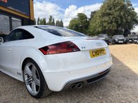 USED 2012 12 AUDI TT 2.0 TDI S line Coupe 3dr Diesel Manual quattro Euro 5 (170 ps) Xenon Plus Headlights with LED Daytime Running Lights, Audi Exclusive Leather Steering Wheel Rim, Audi Exclusive Fine Nappa Leather Extended, Audi Exclusive Line, BOSE Sound System, Cruise Control, Heated Front Seats, Mobile Telephone Prep. - Bluetooth Interface, Privacy Glass, Acoustic Parking System (Rear Only), Alloy Wheels-9Jx19in 5 Segment-Spoke Design, Xenon Plus Headlights. White 4 seats. Side Airbags; Electronic Stability Program (ESP); Immobiliser; CD Player; Alarm; Safety Belt Pretensi