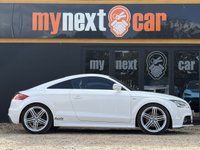 USED 2012 12 AUDI TT 2.0 TDI S line Coupe 3dr Diesel Manual quattro Euro 5 (170 ps) Xenon Plus Headlights with LED Daytime Running Lights, Audi Exclusive Leather Steering Wheel Rim, Audi Exclusive Fine Nappa Leather Extended, Audi Exclusive Line, BOSE Sound System, Cruise Control, Heated Front Seats, Mobile Telephone Prep. - Bluetooth Interface, Privacy Glass, Acoustic Parking System (Rear Only), Alloy Wheels-9Jx19in 5 Segment-Spoke Design, Xenon Plus Headlights. White 4 seats. Side Airbags; Electronic Stability Program (ESP); Immobiliser; CD Player; Alarm; Safety Belt Pretensi