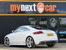 USED 2012 12 AUDI TT 2.0 TDI S line Coupe 3dr Diesel Manual quattro Euro 5 (170 ps) Xenon Plus Headlights with LED Daytime Running Lights, Audi Exclusive Leather Steering Wheel Rim, Audi Exclusive Fine Nappa Leather Extended, Audi Exclusive Line, BOSE Sound System, Cruise Control, Heated Front Seats, Mobile Telephone Prep. - Bluetooth Interface, Privacy Glass, Acoustic Parking System (Rear Only), Alloy Wheels-9Jx19in 5 Segment-Spoke Design, Xenon Plus Headlights. White 4 seats. Side Airbags; Electronic Stability Program (ESP); Immobiliser; CD Player; Alarm; Safety Belt Pretensi