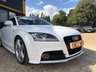 USED 2012 12 AUDI TT 2.0 TDI S line Coupe 3dr Diesel Manual quattro Euro 5 (170 ps) Xenon Plus Headlights with LED Daytime Running Lights, Audi Exclusive Leather Steering Wheel Rim, Audi Exclusive Fine Nappa Leather Extended, Audi Exclusive Line, BOSE Sound System, Cruise Control, Heated Front Seats, Mobile Telephone Prep. - Bluetooth Interface, Privacy Glass, Acoustic Parking System (Rear Only), Alloy Wheels-9Jx19in 5 Segment-Spoke Design, Xenon Plus Headlights. White 4 seats. Side Airbags; Electronic Stability Program (ESP); Immobiliser; CD Player; Alarm; Safety Belt Pretensi