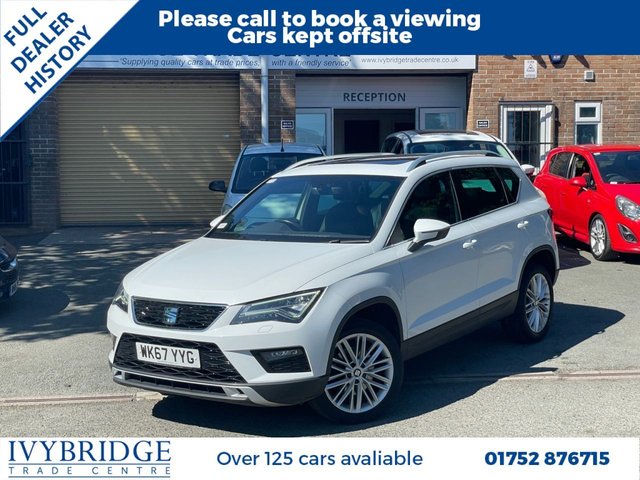 2017 SEAT ATECA 1.4 EcoTSI XCELLENCE SUV 5dr Petrol DSG Euro 6 (s/s) (150 ps) £11995.00