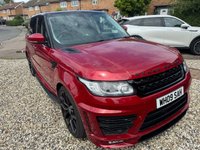 USED 2016 09 LAND ROVER RANGE ROVER SPORT 3.0 SD V6 HSE SUV 5dr Diesel Auto 4WD Euro 6 (s/s) (306 ps) FULL SERVICE HISTORY + UNMARKED IVORY LEATHER SEATS + BLACK PACK + SIDE STEPS + 2 KEYS + GHOST ALARM + FINANCE AVAILABLE + 12 MONTHS MOT + PART EXCHANGE WELCOME